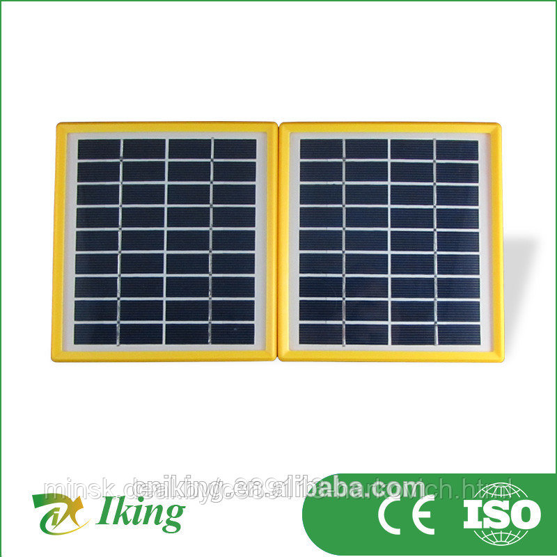  Высокое качество 3.4 Вт 9 В поли солнечной панели с пластиковой рамкой складной типа