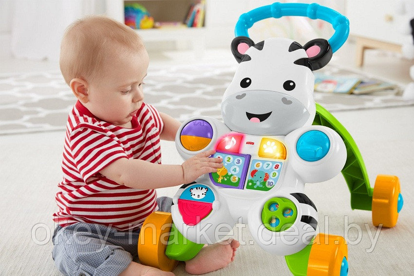 Ходунки-каталка Fisher Price Зебра DPL53 - фото 6 - id-p60655746