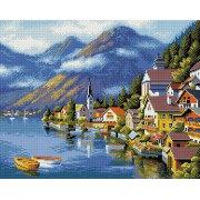 Алмазная вышивка Хальштадт Австрия 40х50 см, фото 2