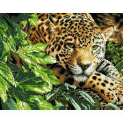 Картина стразами Ягуар 40х50 см