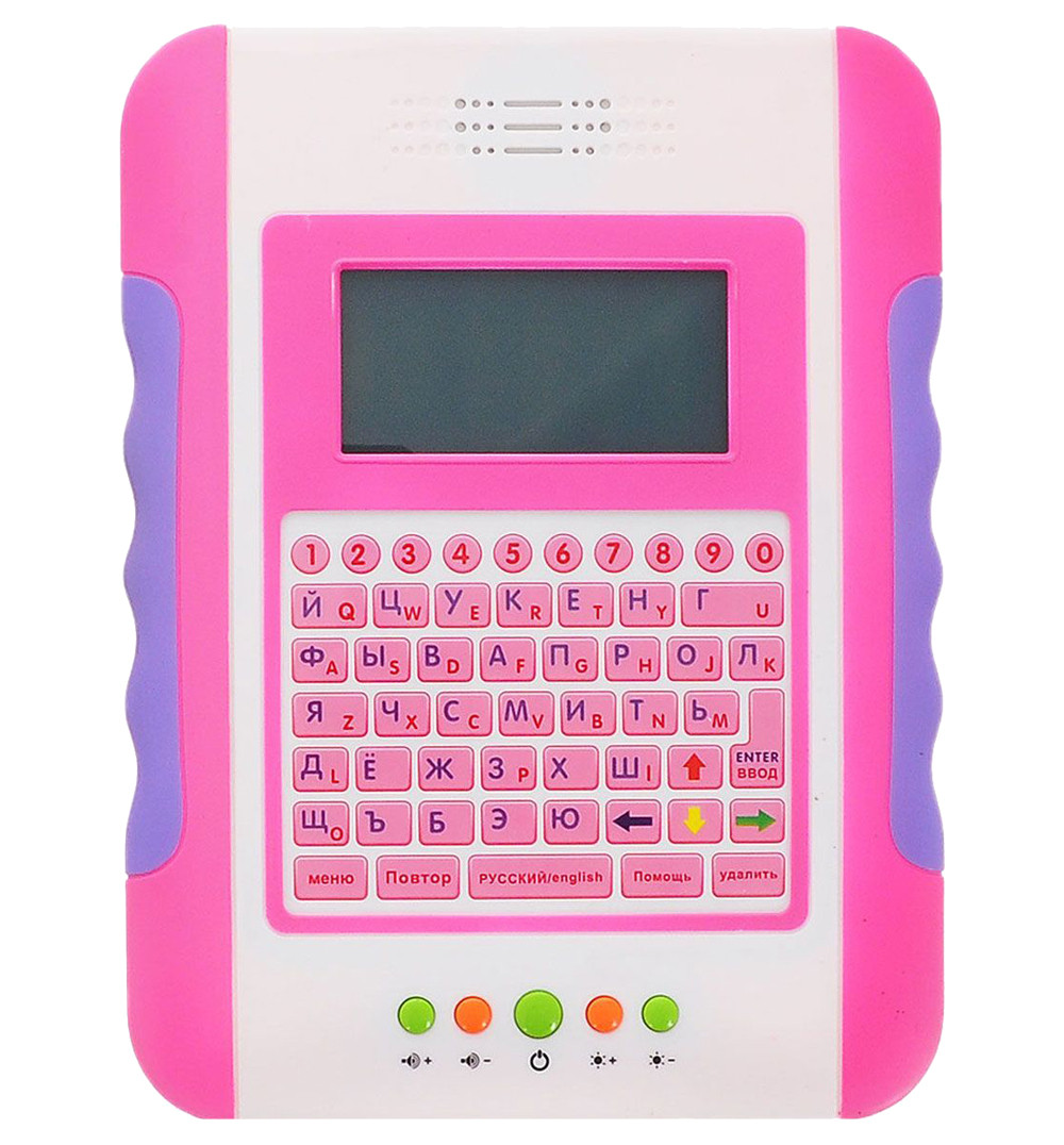 Детский обучающий русско-английский планшетный компьютер с цветным экраном Joy Toy 7220 - фото 3 - id-p60667318
