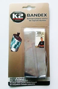 K2 B305 Лента для ремонта глушителя Bandex 100см, фото 2