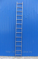 Лестница односекционная алюминиевая 5106, h=167 см (ALUMET)