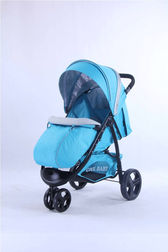 Детская прогулочная коляска COOL BABY 6799 бирюзовый