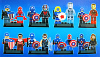 Минифигурки аналог lego capitan america и Super heroes2 в 1