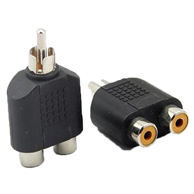 Переходник 1RCA - 2RCA