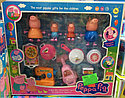 Игровой набор Свинка Пеппа Кухня Peppa Pig, 4 фигурки, 5881b, швейная машинка и пылесос, фото 3
