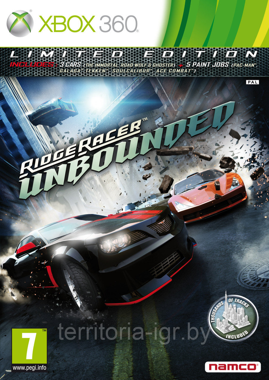 Ridge Racer Unbounded Xbox 360 - фото 1 - id-p60931265