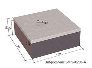 Виброфлекс SM тип A, Виброизолирующие опоры для инженерного оборудования