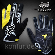 Велосипедные перчатки Fox длинные (желтые)