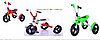 Велосипед 3-х колесный металлический (складывается пополам ) белый,салатовый,красный