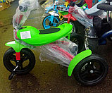 Велосипед 3-х колесный металлический (складывается пополам ) белый,салатовый,красный, фото 3