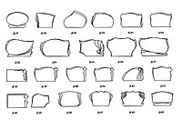 Формы памятников горизонтальные для двоих, Д-47