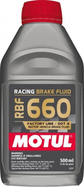 MOTUL 101666 Тормозная жидкость RBF660 DOT 4 500мл