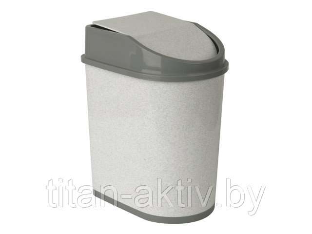 Контейнер для мусора 8л (мраморный) IDEA - фото 1 - id-p60984515