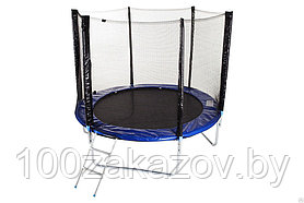 Батут прыжковый 8FT (244 см)  bebon sports лестница + складные ножки 