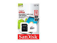 Карта памяти SanDisk Ultra 16Gb microSDXC UHS-1