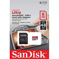 Карта памяти SanDisk Ultra 8Gb microsdhc UHS-1