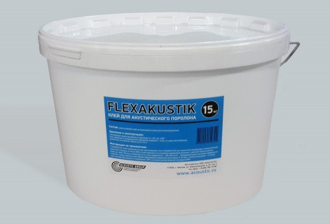 Flexakustik клей для ППУ плит на акриловой основе, 15 кг