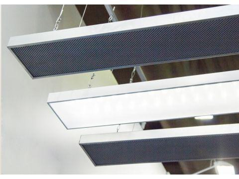 Саундлюкс-Соло LED, подвесные горизонтальные элементы со светом, 1200х300/600х50 мм - фото 1 - id-p61021223