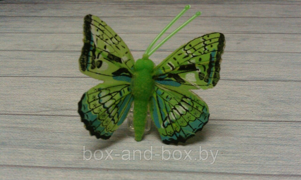 Бабочка  на прищепке 4 см