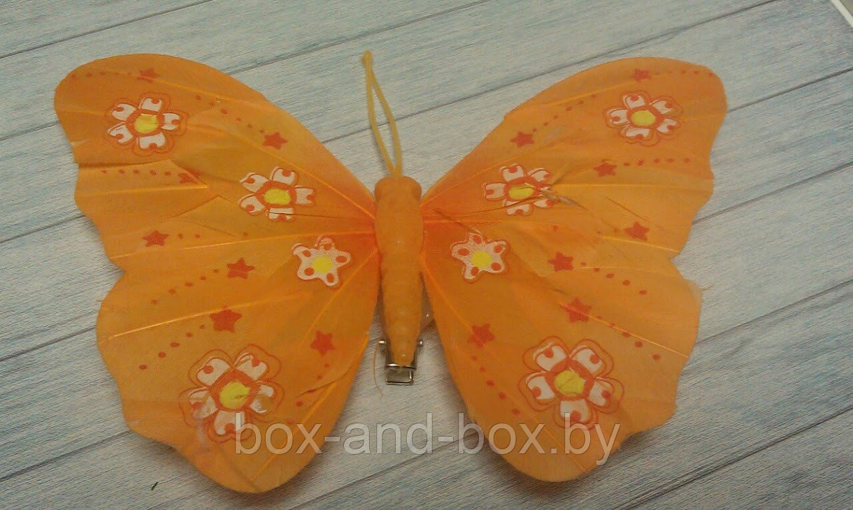 Бабочка на прищепке 17 см - фото 1 - id-p61038871