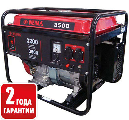 Бензогенератор Weima WM 3500, фото 2