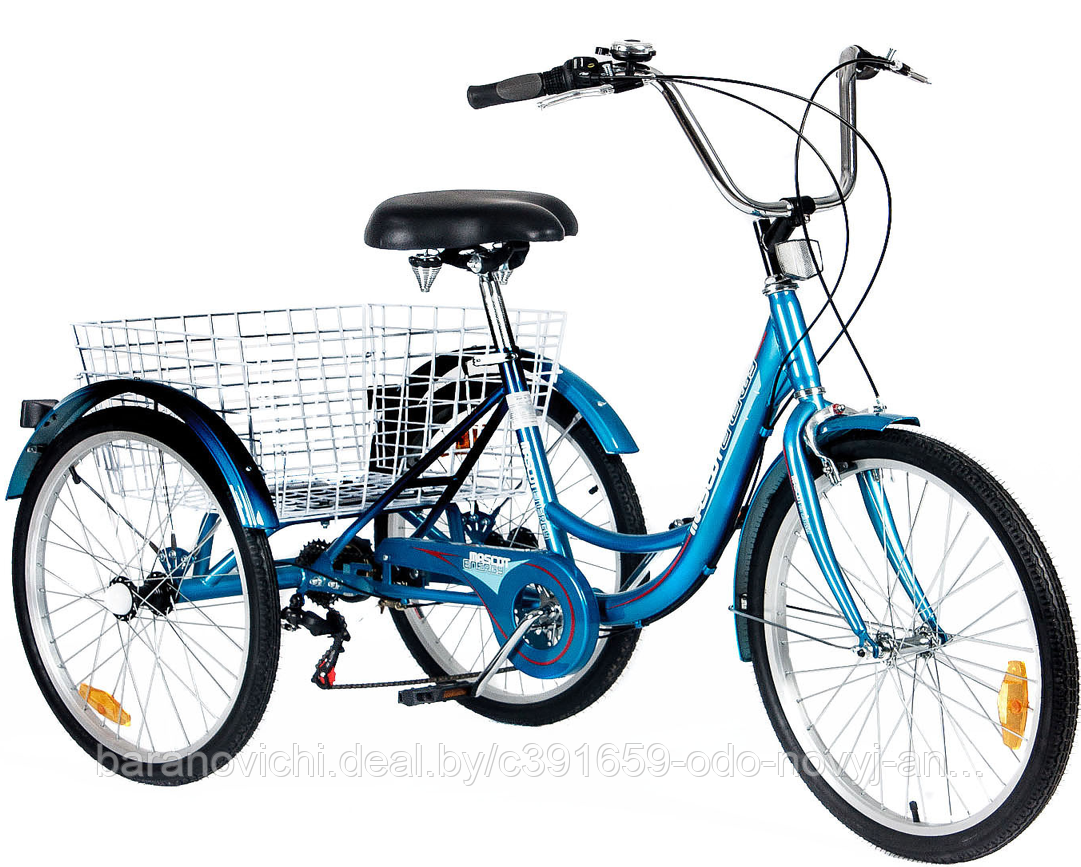 Трехколесный велосипед для взрослых Mascot Energy 24