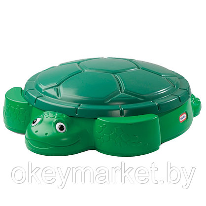 Детская песочница Little Tikes черепаха с крышкой 631566, фото 2