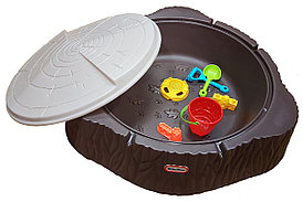 Детская песочница Little Tikes Пенек с крышкой 644658