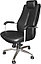 Кресло Соната хром для руководителя, офиса и дома,  Somata Chrome в ECO коже, фото 2