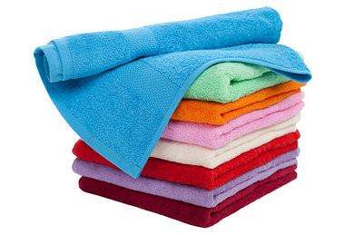 Полотенца, халаты, рукавички для купания