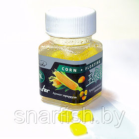  Кукуруза силиконовая плавающая Таkedo 0,8см и 1,0см. цвет желтый, аромат кукурузы, упк.-50шт.