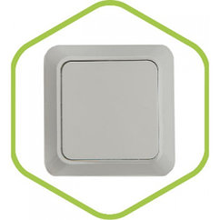 Выключатель 1кл  белый с/у