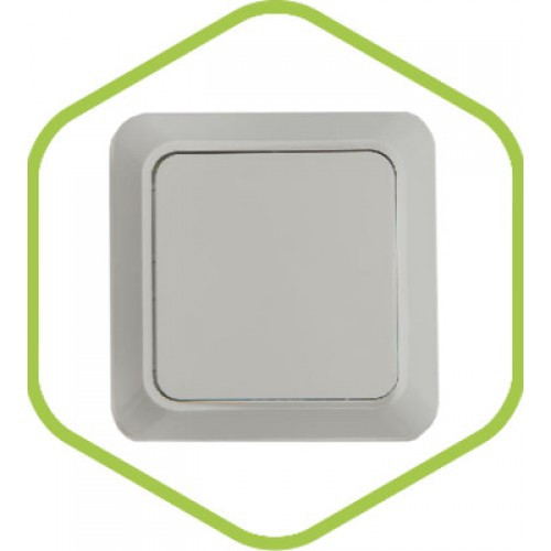 Выключатель 1кл белый накл