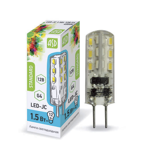 Лампа светодиодная LED 5Вт 230В G9 4000К 450Лм - фото 1 - id-p58590775