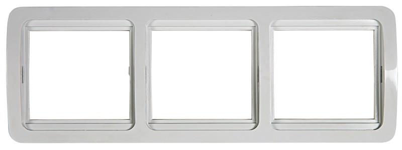 Рамка 3ая VALENZO  белая 6303H
