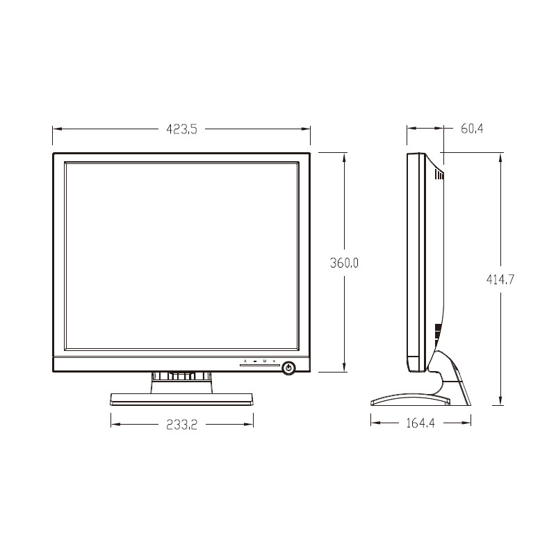 Монитор LTV LTV-MCL-1913 - фото 2 - id-p61101750