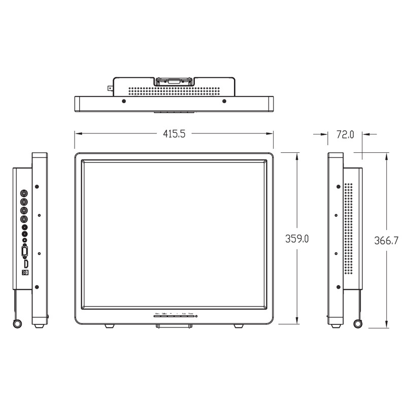 Монитор LTV LTV-MCL-1923 - фото 3 - id-p61101805