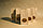 Крафт-пакет с пр. дн. и овальным прозр. окном 100х60х200, крафт, фото 2