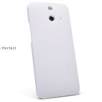 Пластиковый чехол Nillkin Super Frosted Shield White для HTC One E8 Ace