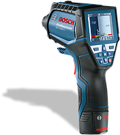 Новый комбинированный прибор Bosch: пирометр, контактный термометр, гигрометр и термометр. 