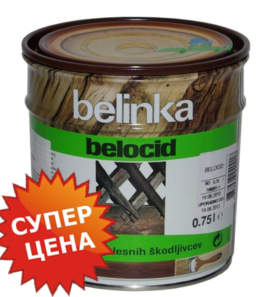  Belinka Belocid - Антисептик для пораженной древесины, 2.5л (Белинка Белоцид)