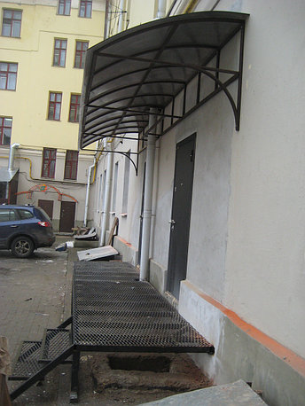 Козырёк из поликарбоната, фото 2