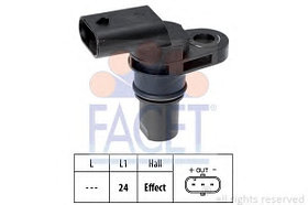 Датчик распредвала FACET. AUDI A3/ A4/ A5/ A6/ A7/ A8/ Q3/ Q5/ Q7/ R8/ TT, PORSCHE CAYENNE, SEAT ALHAMBRA/ ALT