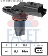 Датчик распредвала FACET. NISSAN NAVARA/ NV400/ PATHFINDER/ PRIMASTAR/ QASHQAI/ X-TRAIL, OPEL MOVANO/ VIVARO,