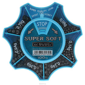 Набор грузил BALSAX SUPER SOFT 100 г, 0.09 г-0.70 г