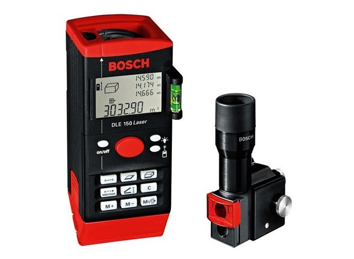 Дальномер лазерный BOSCH DLE 150 в кор., неповеренный (0.30 - 150 м, +/- 3 мм,)