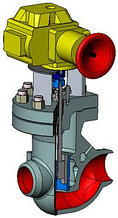 Клапан регулирующий с электроприводомТ-33бЭ