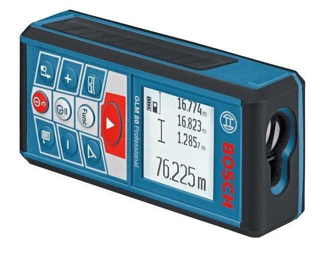 Дальномер лазерный BOSCH GLM 80 в кор. (0.05 - 80 м, +/- 2 мм, IP 54) - фото 1 - id-p61169753